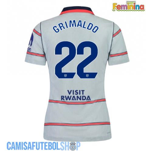 Camisa de time de futebol Atletico Madrid Alejandro Grimaldo #22 Replicas 3º Equipamento Feminina 2026-27 Manga Curta